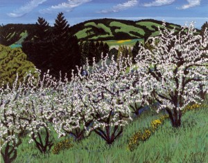 Apple Blossoms, Coffee Lane